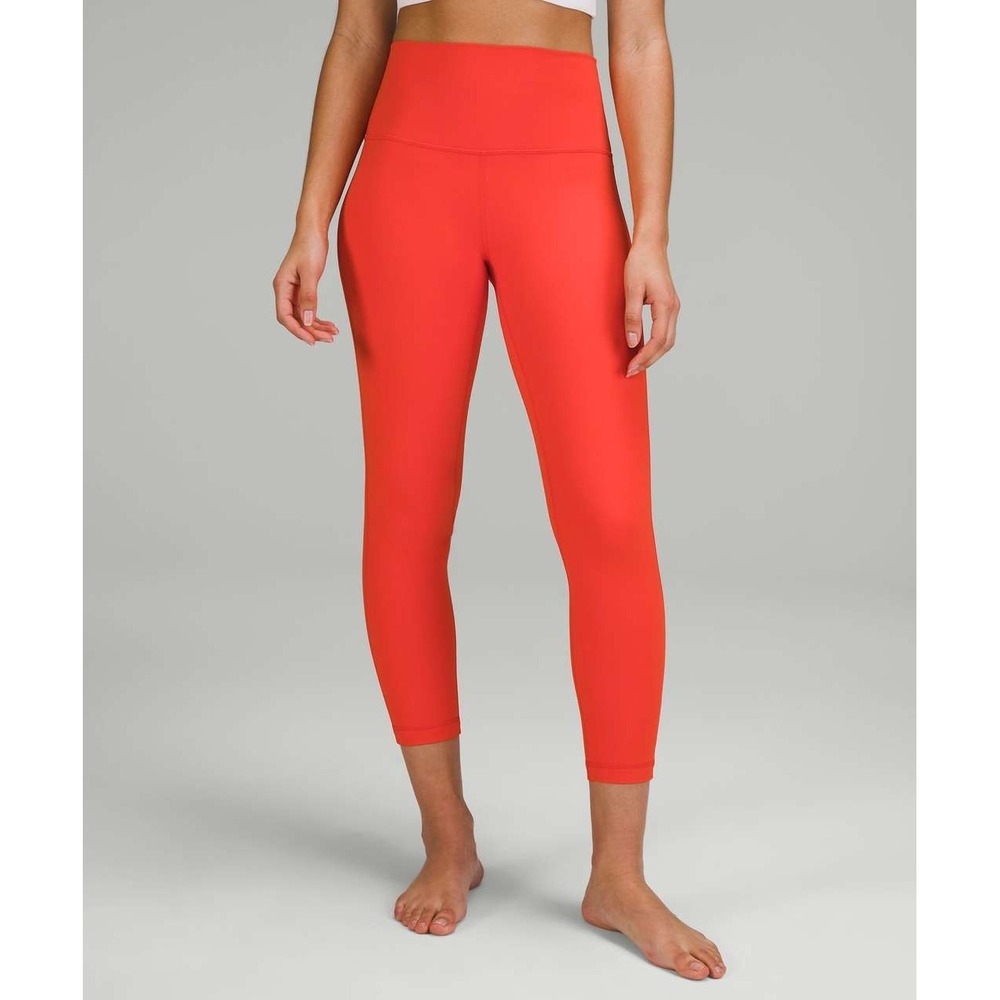 Lululemon Align Leggings Womens Size 4 High Rise Pant 25" Solar Orange W5CTCS - Picture 8 of 10
